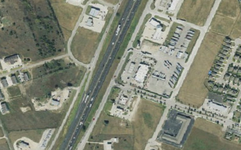 Aerial view of Flying J Dealer #507