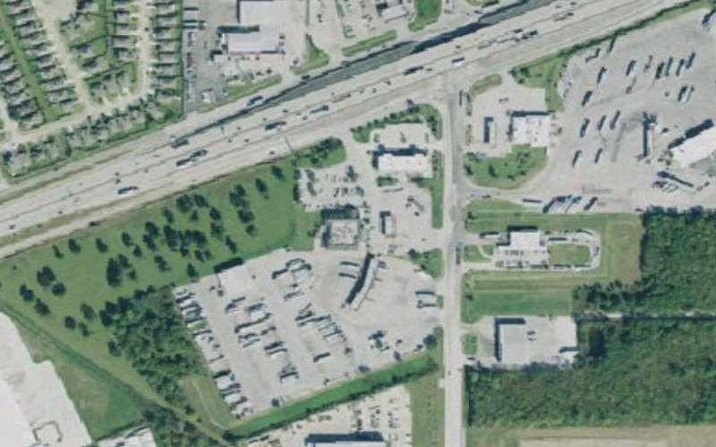 Aerial view of Flying J Travel Center #725 - Baytown
