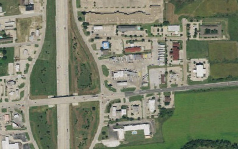 Aerial view of Love's Travel Stop #231