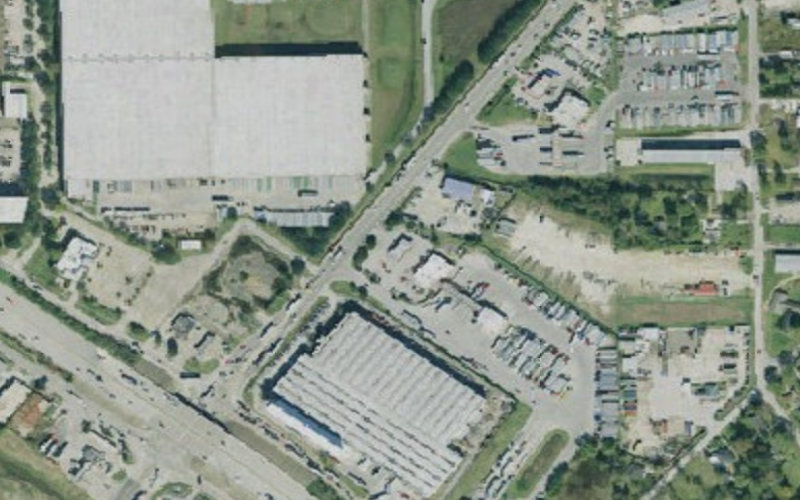 Aerial view of Love's Travel Stop #315 - Houston (McCarty)