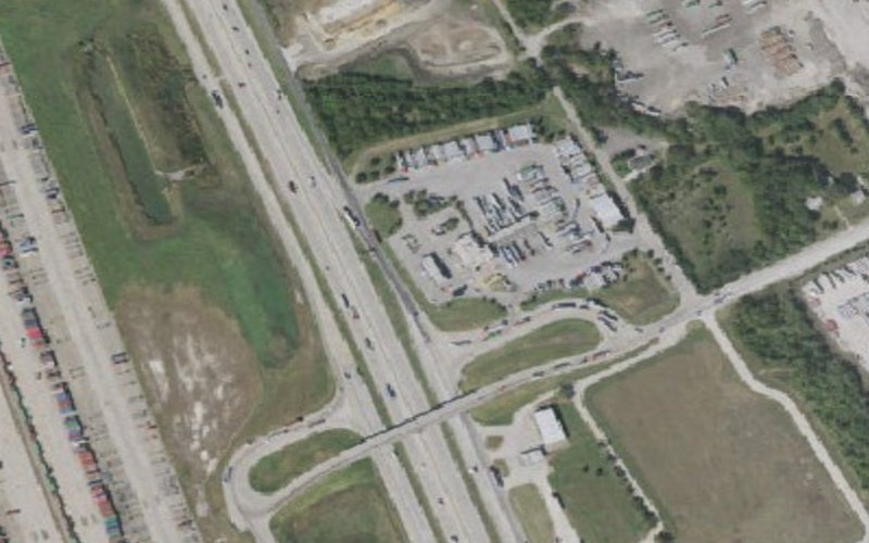 Aerial view of Love's Travel Stop #331
