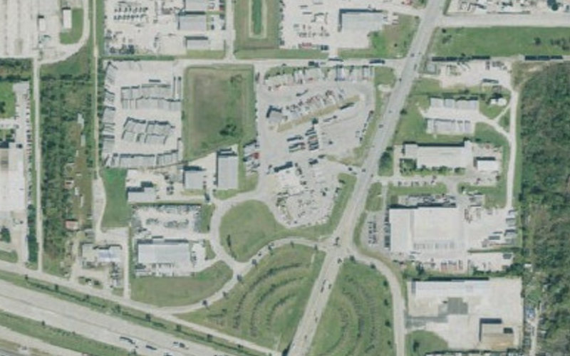 Aerial view of Love's Travel Stop #481 - Deer Park