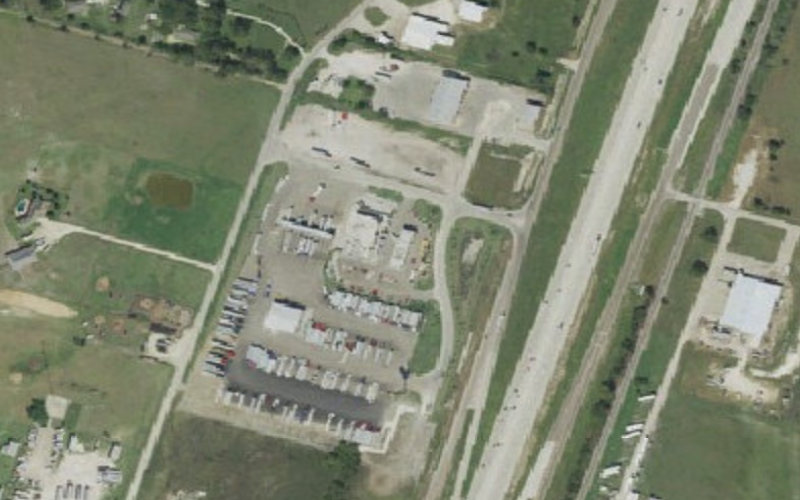 Aerial view of Love's Travel Stop #719