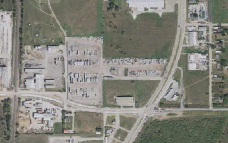 Aerial view of Outpost Fort Worth (Crowley Rd)
