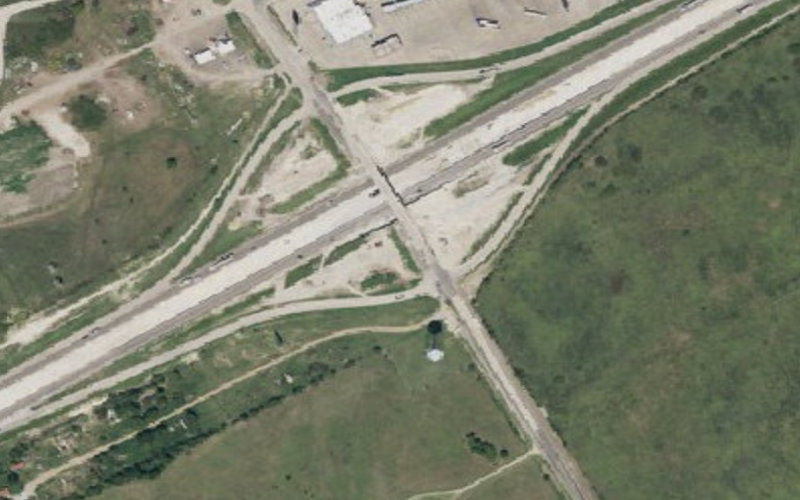 Aerial view of Petro Carl's Corner (Petro North Hillsboro #0533)