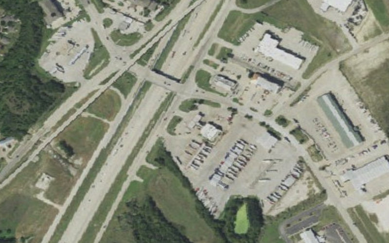 Aerial view of Pilot Travel Center #432