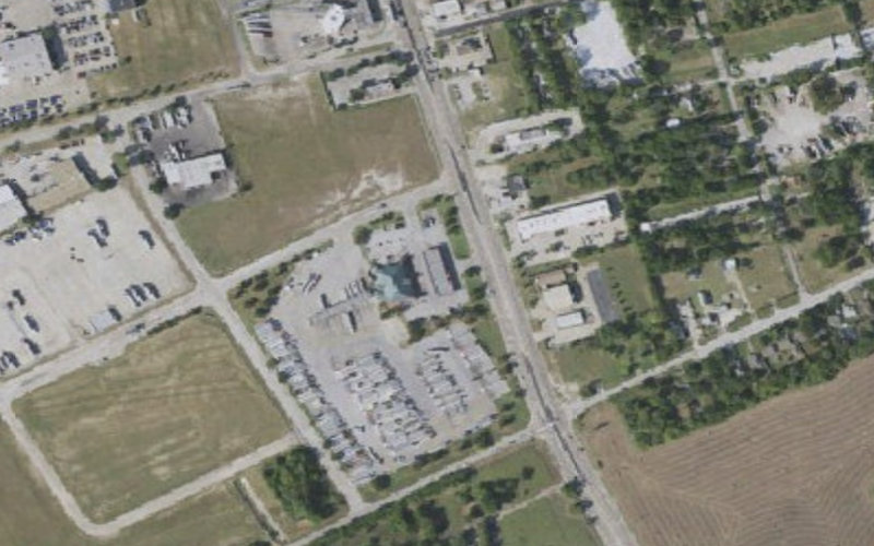 Aerial view of Pilot Travel Center #433