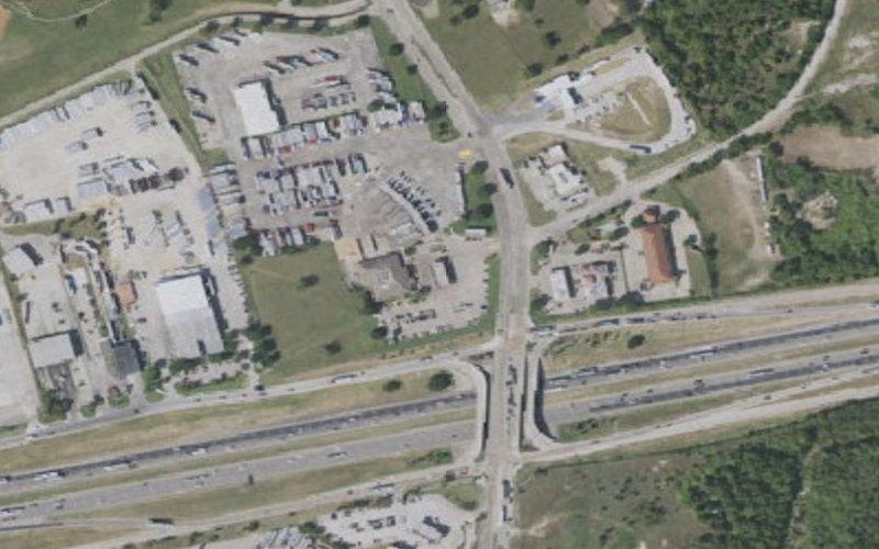 Aerial view of Pilot Travel Center #726 (Flying J)