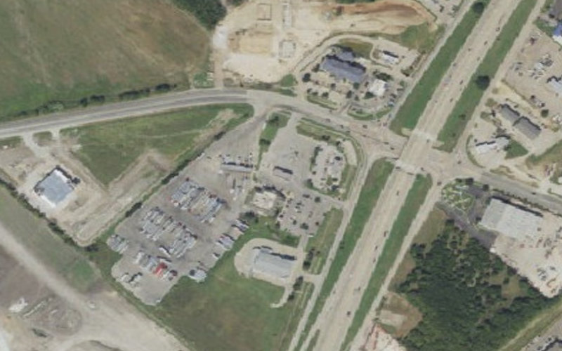 Aerial view of Pilot Travel Center #739