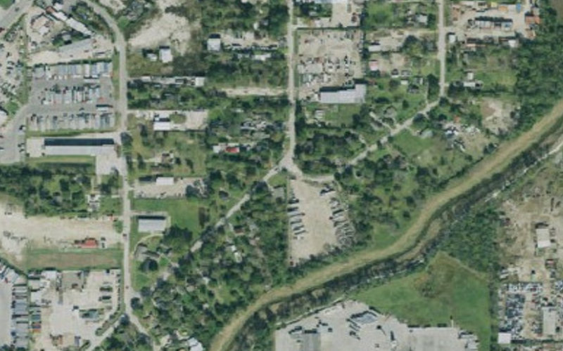 Aerial view of Realize Truck Parking - Houston (Secure Truck Parking)
