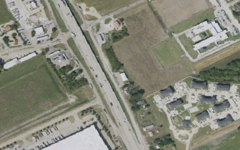 Aerial view of Stackkly Truck & Trailer Parking - Wilmer