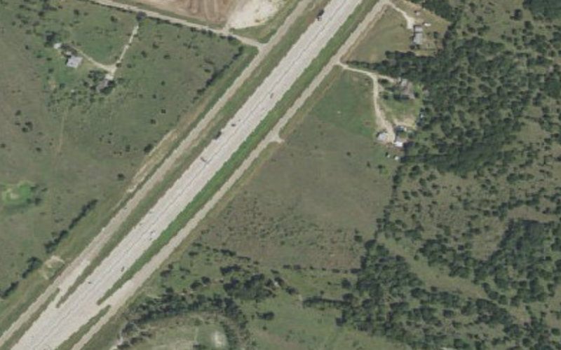 Aerial view of TA Express Belton #0449