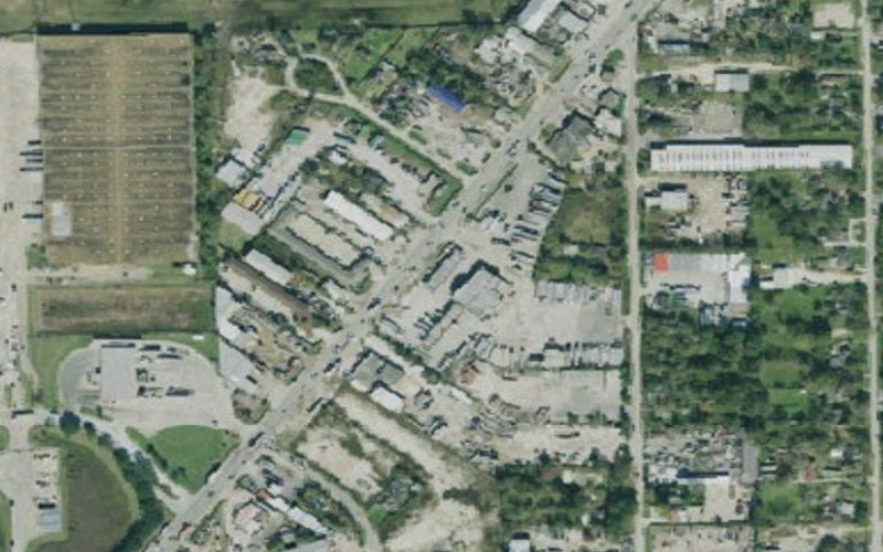 Aerial view of TA Express Houston #0978 (McCarty)